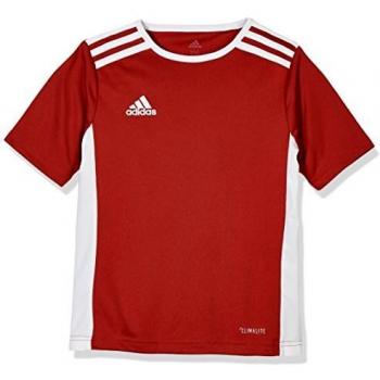 adidas Entrada 18 Jersey Camiseta, Unisex niños, Power Red/White, 116