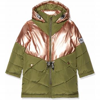NAMEIT Cazadora 13167629 Verde/Bronce para niña 6 Verde