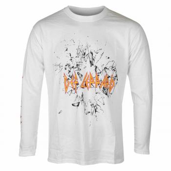 Def Leppard Shatter Long Sleeve Men's T-Shirt - Black - ROCK OFF