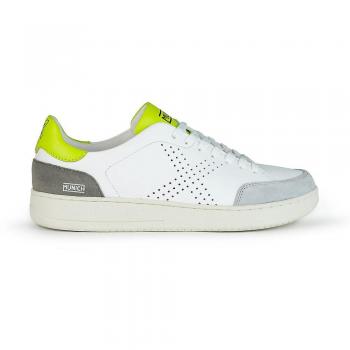 Munich X-court 8837007 - Zapatillas Deporte Hombre - Elegancia Tenis Rediseñado Blanco/Amarillo 46