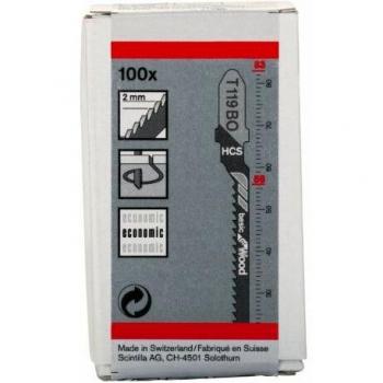 Bosch 2 608 637 879 - Hoja de sierra de calar T 119 BO - Basic for Wood