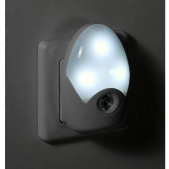 Vivanco - Luz nocturna led con sensor de oscuridad