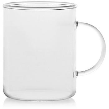 Desconocido H&H Borosilicato Taza Mug en Borosilicato de 40 cl, Transparente