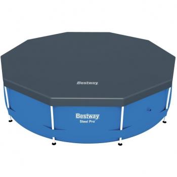 Bestway 58036 - Cobertor Protector de PVC para piscinas Steel Pro de 305 cm de diámetro