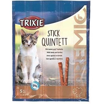 Trixie Stick Quintet snacks para gatos - Con cordero y pavo (5 x 5 g)