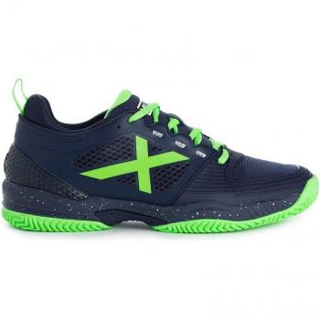 Munich Atomik Zapatilla De Pádel Hombres Azul Oscuro/Verde - Talla 44