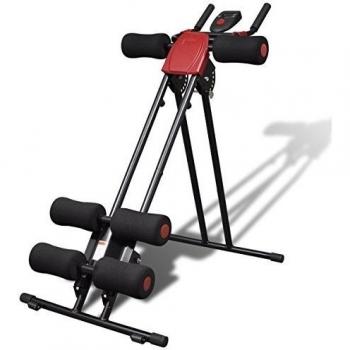 Maquina abdominal plegable con pantalla
