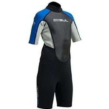 2016 Gul Response Junior 3/2mm Shorty in Black/Blue RE3322 Junior Sizes - T3