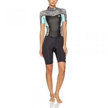Billabong Synergy Mujer 2 x 2 BZ SS Traje de surf, primavera/verano, mujer, color Geo Ddiamond, tamaño 12