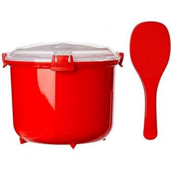 Sistema Olla de Vapor para Arroz, Color Rojo