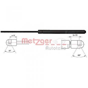 Amortiguador de maletero METZGER 2110483 para Ford S-Max Mk1