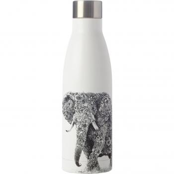Botella Térmica de Agua Maxwell & Williams Marini Ferlazzo con Diseño de Elefante - Blanco
