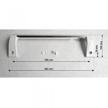 Manija de Puerta para Refrigerador Brandt AS0041236 - Accesorio Compatible con Fagor y De Dietrich