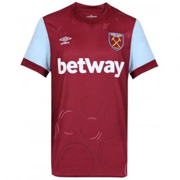 Umbro 2023-2024 West Ham United Home Shirt - Claret - Male - Size: Large - 41-43 Chest