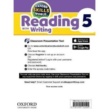 Oxford Skills World: Reading & Writing 5. Classroom Presentation Tool Access Card