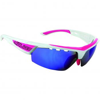 Salice 005 RW Men's Sunglasses White and Fuchsia with Blue Accents, Size 72