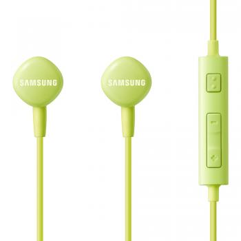 Auriculares Intrauditivos Samsung HS130 en Verde con Drivers Dinámicos de 8mm, Micrófono Integrado, Tapones en 3 Tamaños y Cable de 1.2m - Conector Jack de 3.5mm