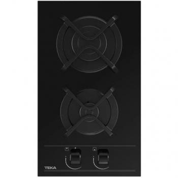 Placa Modular Gas Natural Teka GBC 32000, 2 zonas, Cristal Negro