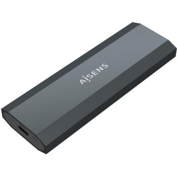 Aisens ASM2-018GR Caja Externa para Disco SSD M.2 SATA/NVMe USB 3.1 Gen2 Sin Tornillos Gris