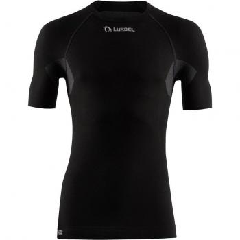 Camiseta de Manga Corta Lurbel Alaska para mujer en color negro