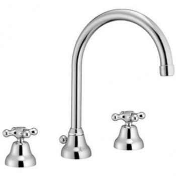 Grifo de Lavabo con Caño Giratorio y Desagüe Marea Cromo