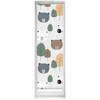 Estor Enrollable Estampado EasyFix Relax Bear - 40 x 150 cm Sin Herramientas y Sin Taladro
