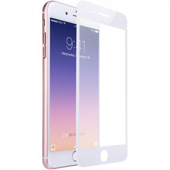 4D Full-Cover Protector de Pantalla, CompraFun 4D 9H Vidrio Cristal Templado Completo Borde Curvo Anti-luz azul Toque Sensible Ajustable para iPhone 7Plus/8Plus
