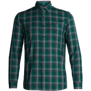 Icebreaker Merino Departure II - Camisa de Viaje con Botones