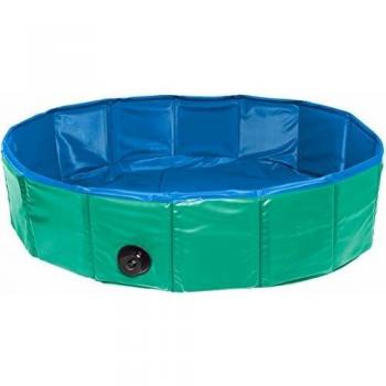 Piscina Splash para Perros Flamingo Verde/Azul 120x30 cm