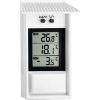 Termómetro Digital para Exterior con Registro de Temperaturas Máximas y Mínimas