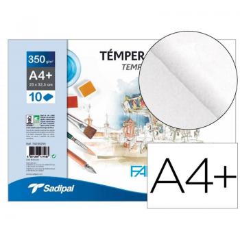 Bloc de Dibujo Acuarela Sadipal Fabriano Espiral Din A4+ 10 Hojas 350 g/m² Grano Suave F74233255