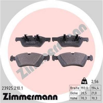 Pastillas de freno ZIMMERMANN 23925.210.1