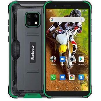 Blackview BV4900 Móvil Libre Resistente, Pantalla 5.7, 5580mAh Batería, Carga Inversa, Android 10 Impermeable Smartphone, 3GB RAM+32GB ROM 128GB expandible Movil Antigolpe, NFC, GPS, Dual SIM 4G