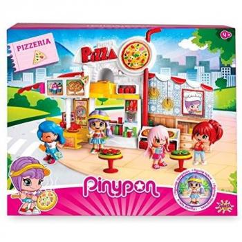 Pinypon - Pizzería con 1 figurita, niños y niñas de 4 a 8 años