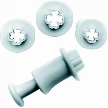 IBILI 788401 - Set 3 Cortadores con Expulsor Trebol