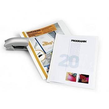 Carpeta de encuadernación rápida DURABLE DURABIND A4, blanca, capacidad para 1-30 hojas