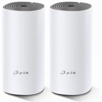 TP-Link Deco E4 2-Pack AC1200 Whole Home Mesh Wi-Fi System, Dual-Band, 2x Fast Ethernet Ports, MU-MIMO Technology, Covers up to 260 sq. m., Supports over 100 devices