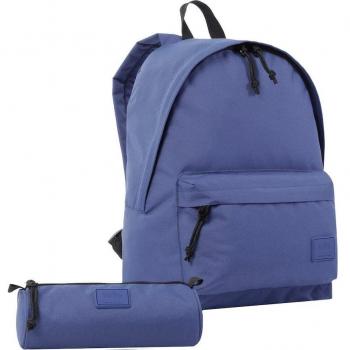 TOTTO - Pack Mochila Escolar Kalex con Estuche - Color Azul