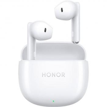 HONOR Earbuds X6 - Auriculares Inalámbricos Bluetooth 5.3, Excelente Calidad de Sonido, 40 Horas de Batería, Reducción de Ruido por IA, Resistencia al Agua IP54