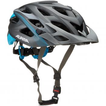 Alpina D-alto L.e. - Casco de ciclismo multicolor titanium-cyan matt Talla:large