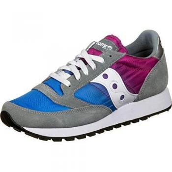 Saucony Jazz Fade Grey/Blue/Pink, Zapatillas de Atletismo Unisex Adulto, 40.5 EU