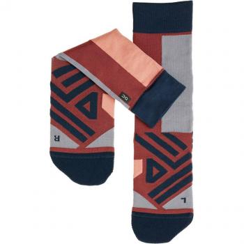 On High Running Socks for Women - Ox/Navy