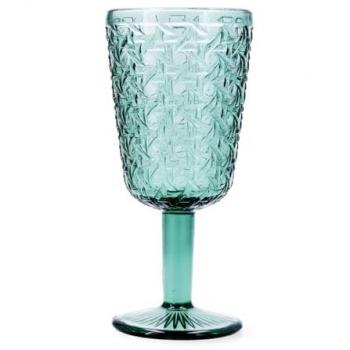 Copa de Vidrio Bidasoa Ágata Verde 285 ml (Paquete de 6 Unidades)