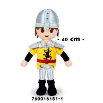 Peluche Playmobil 40 cm Caballero 760016181-1, Peluche Minecraft Lobo 30 cm, 760018807-3, Play by Play, Tienda con Licencia Oficial