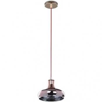 Lámpara de Suspensión Universe - Metal, Vidrio, Cobre, Oro y Cromo - 20x20x120 cm