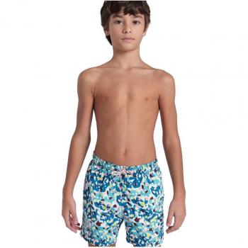 Bañador de niño Arena Boxer Allover Azul (10-1)