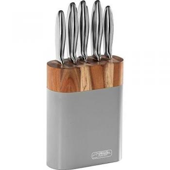Personalizable Magnetic Knife Block Set by Jean Dubost Meteor