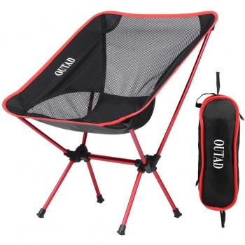 OUTAD Silla de Camping Plegable