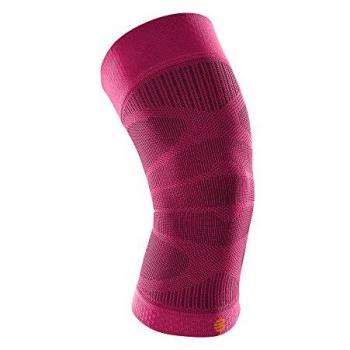 Bauerfeind Sports Compression Knee Support - Lightweight Breathable Pink Brace, Size M