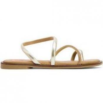 Sandalias de Piel Camila dorado porronet